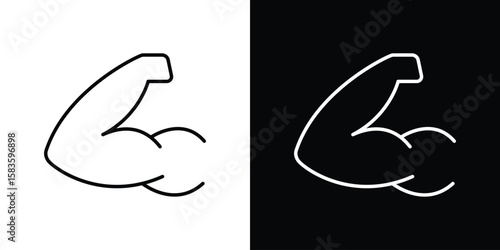 Arm icon editable concept. editable vector stroke symbols