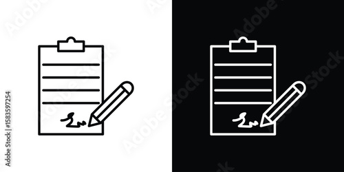 Agreement icon editable concept. editable vector stroke symbols