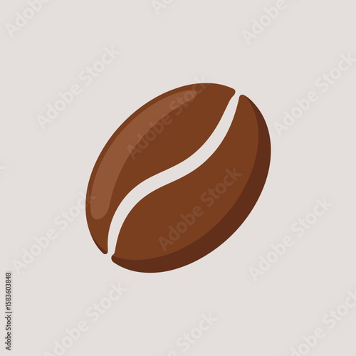 Aromatic Delight The Art of Coffee Bean Illustration for your design, a flavorful inspiration.