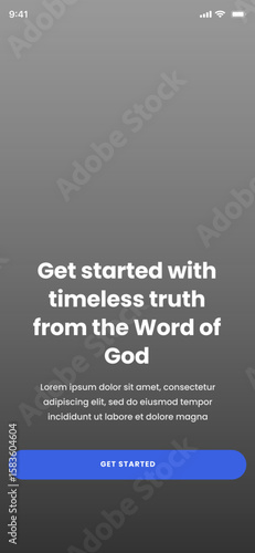 Daily Bible Reading, Scripture Study, Verse Highlights & Prayer Journal App Ui Kit  Template 