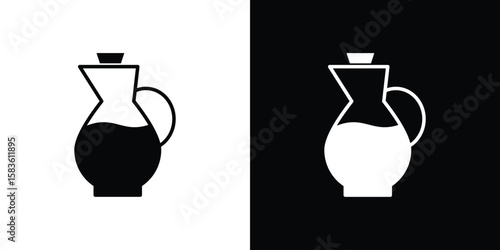 Vinegar icon. Simple high quality pictogram. Modern solid style