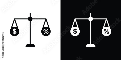 Taxes icon. Simple high quality pictogram. Modern solid style