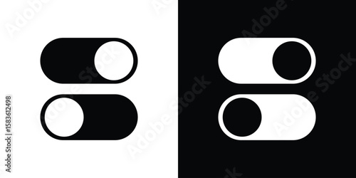 Switch icon. Simple high quality pictogram. Modern solid style