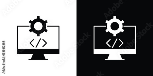 Software Engineering icon. Simple high quality pictogram. Modern solid style