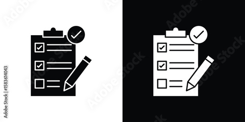 Requirements icon. Simple high quality pictogram. Modern solid style