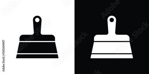 Putty knife icon. Simple high quality pictogram. Modern solid style