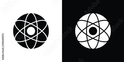 Perpetual motion icon. Simple high quality pictogram. Modern solid style