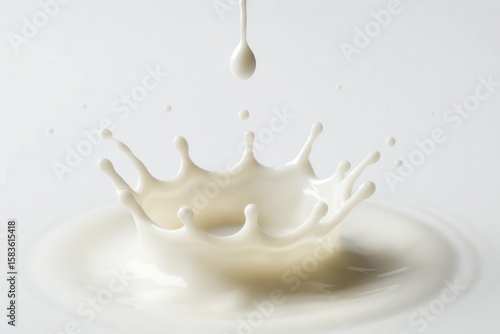 Wallpaper Mural A Droplet Splash on a White Canvas Torontodigital.ca