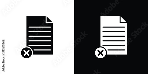 Paperless icon. Simple high quality pictogram. Modern solid style