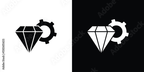 Operational excellence icon. Simple high quality pictogram. Modern solid style