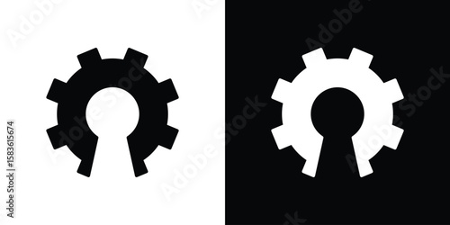 Open source icon. Simple high quality pictogram. Modern solid style
