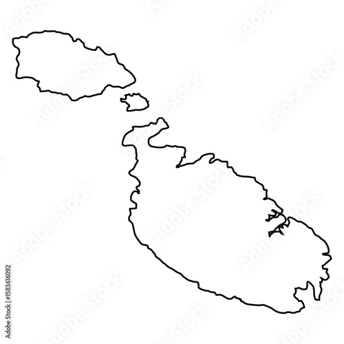 map of Malta line