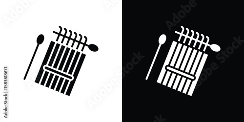 Handloom icon. Simple high quality pictogram. Modern solid style