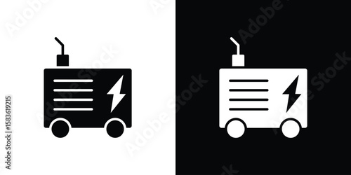 Generator icon. Simple high quality pictogram. Modern solid style