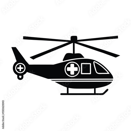 air ambulance helicopter emergency standby scene
