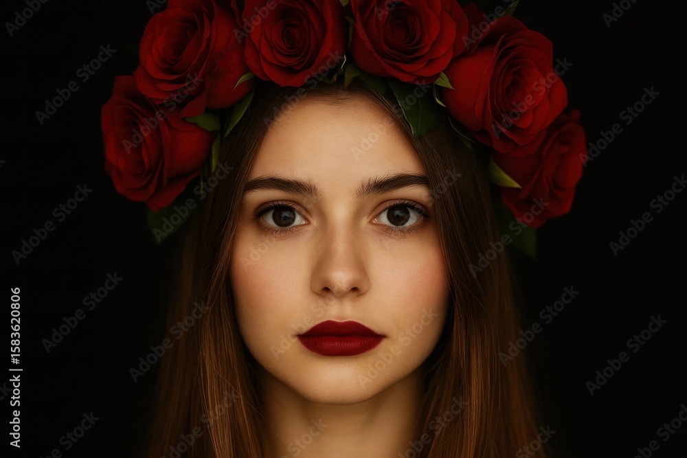 Naklejka premium A Study of Femininity and Beauty
