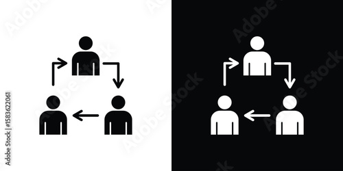 Coordinate icon. Simple high quality pictogram. Modern solid style