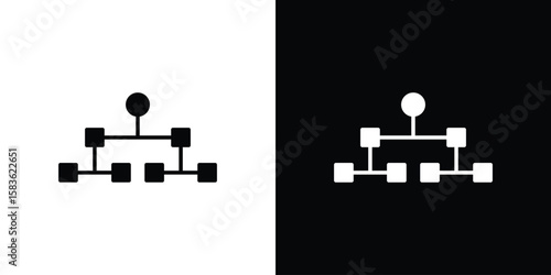classification icon. Simple high quality pictogram. Modern solid style