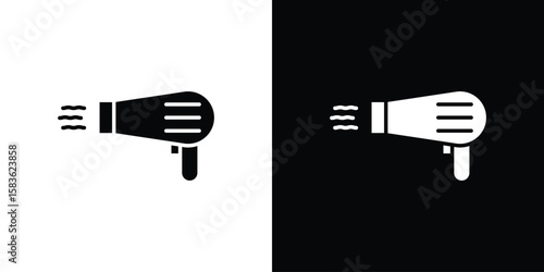 Blow dryer icon. Simple high quality pictogram. Modern solid style