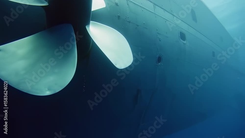 Underwater Ship Propeller