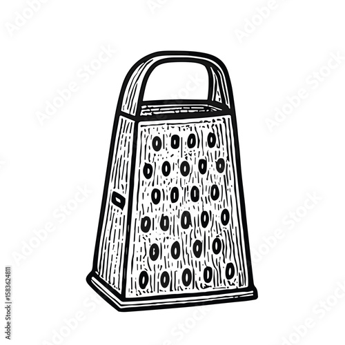 Grater vector handdrawn