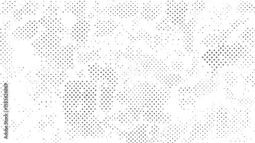 Halftone texture overlay background. Abstract retro dotted surface with comic style pattern. Distressed grunge pop art backdrop.