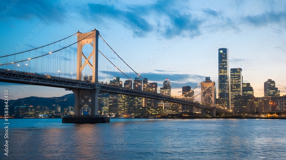 Fototapeta premium san francisco bay bridge