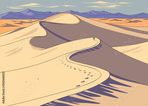Minimal Desert Dunes.svg