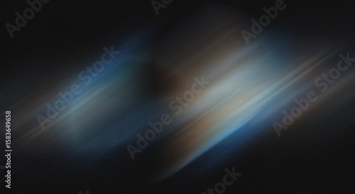 Abstract blue and gray motion blur background with diagonal lines and dark moody atmosphere
