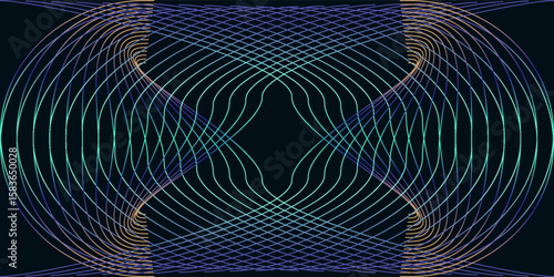 Abstract background. Dynamic wave lines. Line art design. Modern pattern. Trendy style. Suit for booklet, backdrop, banner, poster, cover, flyer, brochure, wallpaper, website. Vector illustration