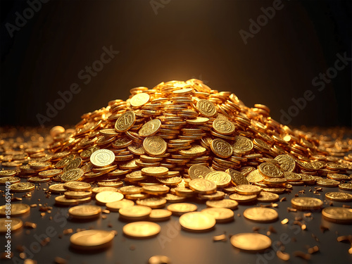 山積みされた金貨