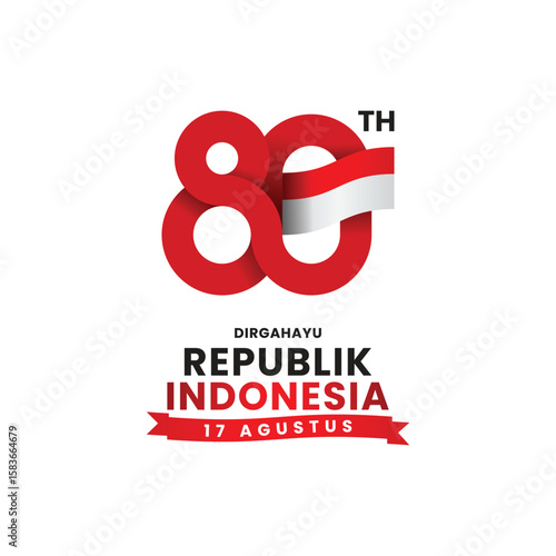 Happy 80th indonesia independence day 