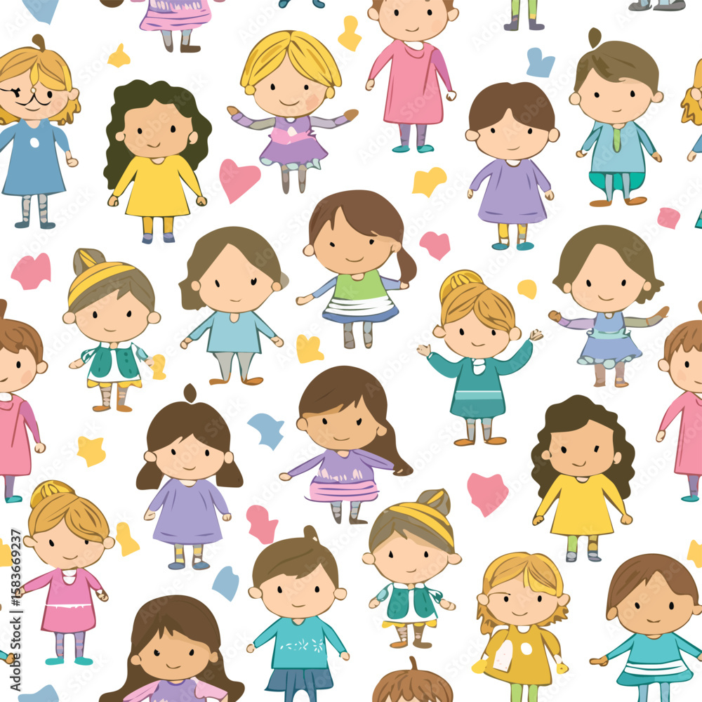 Seamless Set of Colorful Children’s Pencil Doodle Vector – Hand-Drawn EPS Background Pattern Seamless Set of Colorful Children’s Pencil Doodle Vector – Hand-Drawn EPS Background Pattern