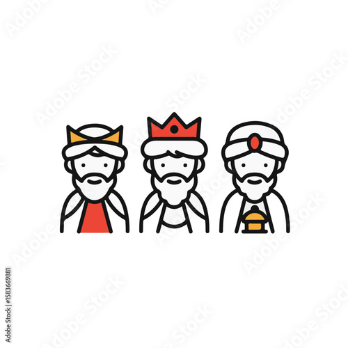 Three Wise Men icon.