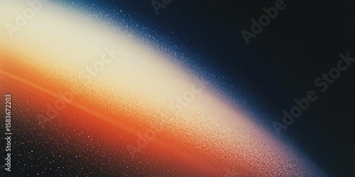 Abstract Gradients Texture with Blue, Orange, and Beige Color Smudges and Small Dots