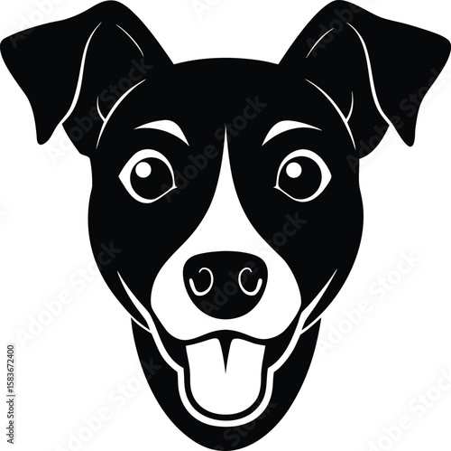 Jack Russell Dog Head
