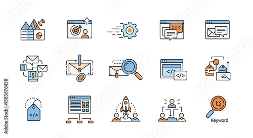 Modern digital marketing strategy elements for business growth and online success