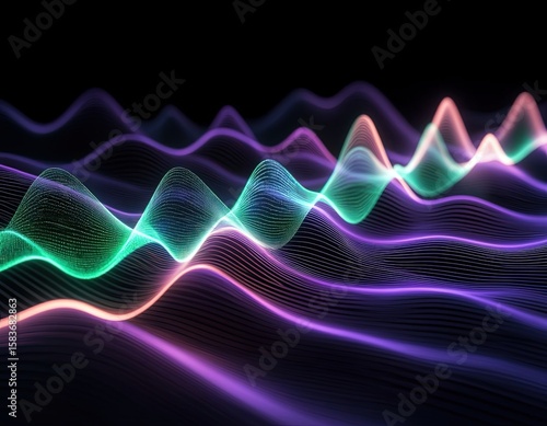 A dynamic grid structure alters light direction through controlled fields.