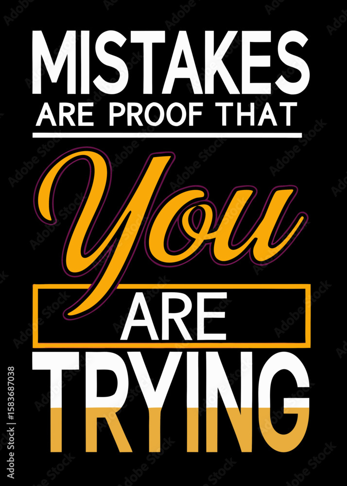 Obraz premium Motivational Quote Art inspirational text typography
