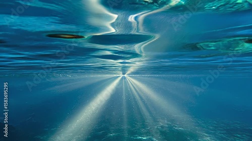 Underwater Ripples and Reflected Light Patterns | Ambient Nature Footage | 4K
