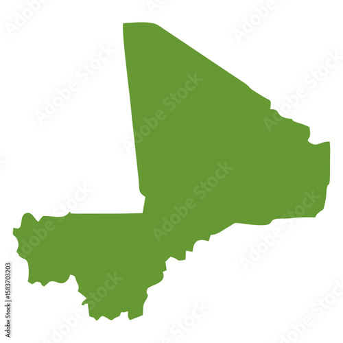 map of Mali land