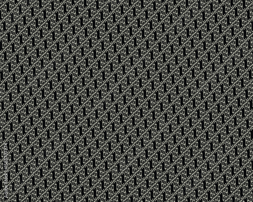 Wallpaper Mural White floral pattern on black background repeating Torontodigital.ca