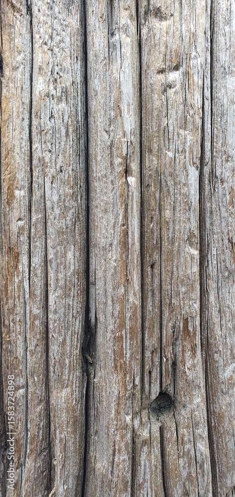 Fototapeta premium A collection of high-resolution architectural textures including weathered wood planks, rusted cast iron details, concrete columns, copper pipes, and brick walls. Perfect for use in 3D modeling, backg
