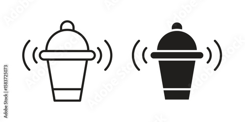 Shaker icons designed in filled, outline, line and stroke style