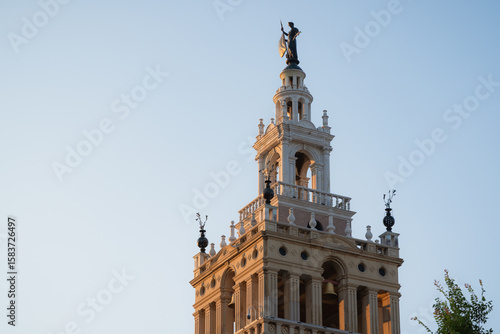 Architecture of the Kansas City plaza during sunrise.