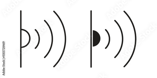 Infrared icons designed in filled, outline, line and stroke style