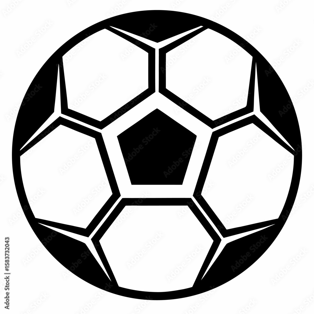 Fototapeta premium soccer ball vector