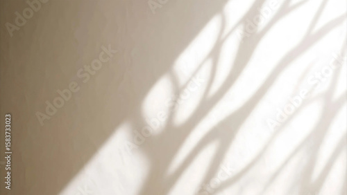 Brown and Beige Shadow Modern Abstract Leaves.png