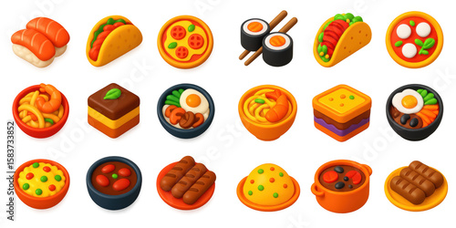 Global Cuisine Icons