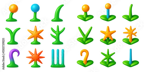 Leaf Trichomes Icons